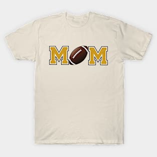 Football Mom Gold T-Shirt